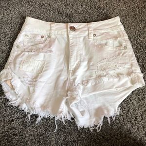 White American Eagle Jean shorts